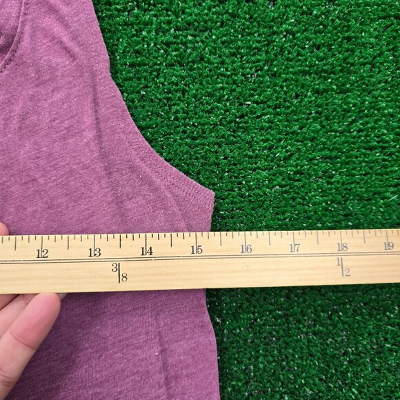 Nike Womens Tank Top XS Purple Dri Fit Yoga Twisted Keyhole Gym Athletic Running - Picture 4 of 9